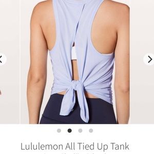 NWT Lululemon All Tied Up Tank